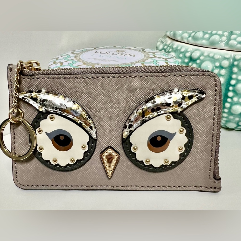 NWOT Kate Spade Owl Poppy Cityscape Card Holder